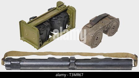 SERVICE WEAPONS, GERMANY UNTIL 1945, mixed lot of equipment for MG 34 machine gun machine gun, Editorial-Use-Only Stock Photo