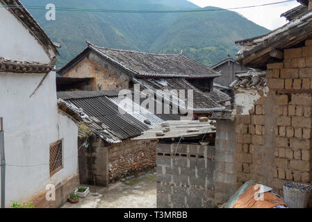 Traditional town of Shigu, Yulong County, Yunnan, China Stock Photo