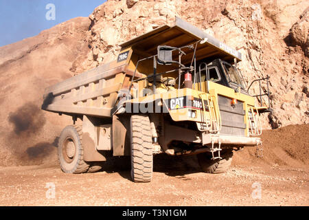 Hanson Aggregates at Machen Quarry in Newport South Wales. 05/10/2005 Stock Photo