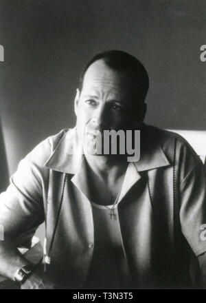 American actor Bruce Willis, 1990s Stock Photo