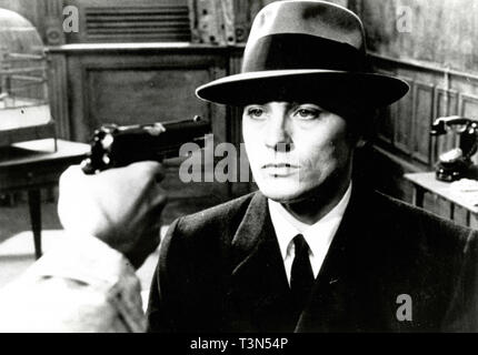 French actor Alain Delon in the movie Le Samourai, 1967 Stock Photo