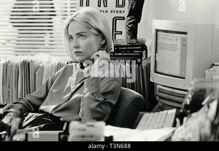 Actress Sharon Stone in the movie Sliver, 1993 Stock Photo