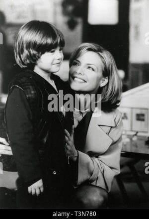 Michelle Pfeiffer and Alex D. Linz in the movie One Fine Day, 1996 Stock Photo