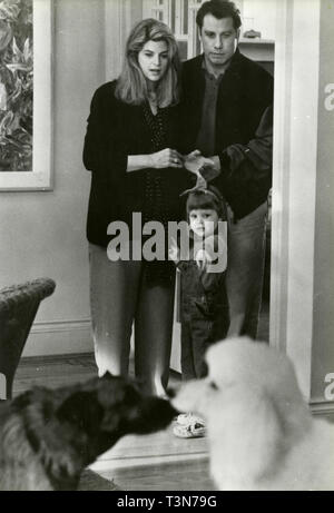 John Travolta and Kristie Alley in the movie Look Who's Talking Now!, 1993 Stock Photo