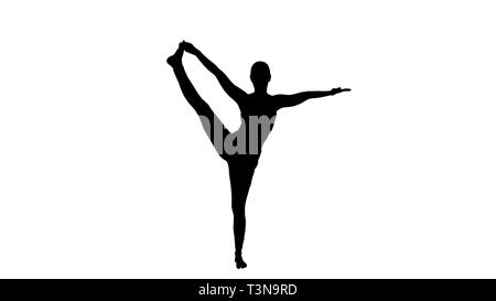 toe hand gymnastics clipart