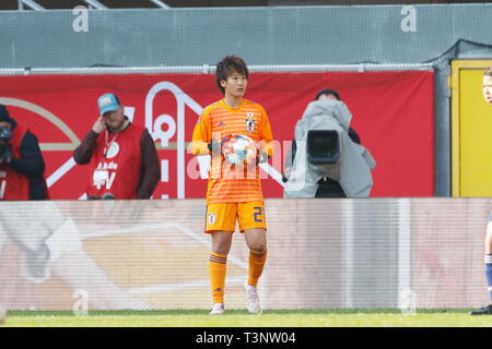 Chika Hirao (JPN), APRIL 9, 2019 - Football / Soccer : International Friendly match between Germany 2-2 Japan at the Benteler-Arena in Paderborn, Germany. (Photo by Mutsu Kawamori/AFLO) Stock Photo