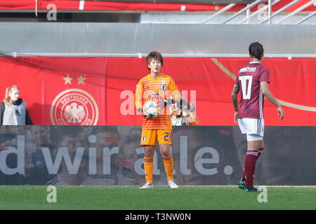 Chika Hirao (JPN), APRIL 9, 2019 - Football / Soccer : International Friendly match between Germany 2-2 Japan at the Benteler-Arena in Paderborn, Germany. (Photo by Mutsu Kawamori/AFLO) Stock Photo