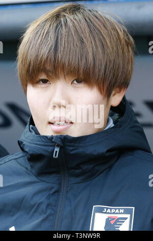 Paderborn, Germany. 9th Apr, 2019. Shiori Miyake (JPN) Football/Soccer : International Friendly match between Germany 2-2 Japan at the Benteler-Arena in Paderborn, Germany . Credit: Mutsu Kawamori/AFLO/Alamy Live News Stock Photo