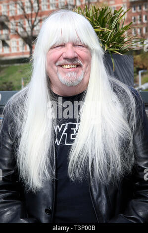 Andy Scott of The Sweet at the media day in the Hardrock Cafe on April 10, 2019 in Hamburg, Germany. Stock Photo