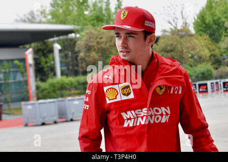 Shanghai, China. 11th Apr, 2019. Charles Leclerc, Scuderia Ferrari, formula 1 GP, China in Shanghai, 11.04.2019 Credit: mspb/Jerry Andre *** Local Caption *** RUBIO | usage worldwide/dpa/Alamy Live News Stock Photo