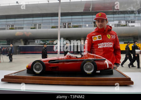 Shanghai, China. 11th Apr, 2019. Charles Leclerc, Scuderia Ferrari, formula 1 GP, China in Shanghai, 11.04.2019 Credit: mspb/Jerry Andre *** Local Caption *** RUBIO | usage worldwide/dpa/Alamy Live News Stock Photo
