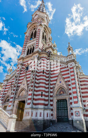 Santuario Nuestra Senora del Carmen ancient church in La Candelaria aera Bogota capital city of Colombia South America Stock Photo