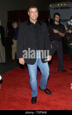 LOS ANGELES, CA. September 24, 2002: Actor JOHN TRAVOLTA (Grease, Saturday Night Fever, Urban Cowboy) at Paramount Reunion party in Hollywood.  The party was held to celebrate the DVD release of Paramount musicals Saturday Night Fever, Grease, Flashdance, Footloose, Urban Cowboy, and Staying Alive. © Paul Smith / Featureflash Stock Photo