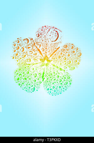 Illustrative image of a simple flower Stock Photo