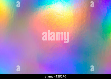 a colorful hologram paper Stock Photo