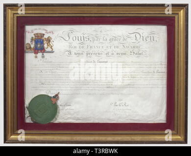 1829 brevet de Chevalier de la Légion d’Honneur, Charles X