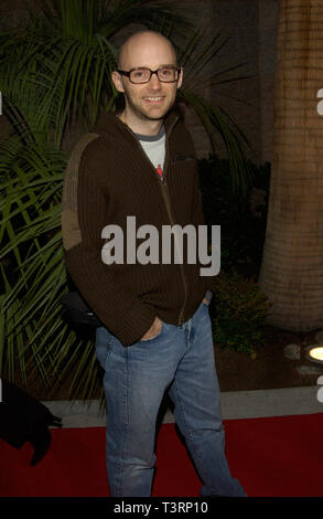 LAS VEGAS, NV. December 09, 2002: MOBY at the 2002 Billboard Music Awards at the MGM Grand, Las Vegas. Stock Photo