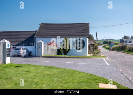 Ayr, Scotland, April 09, 2019: The front entrance to Hayes Garden Centre one of many that serve the area of South Ayrshire in Scotland Stock Photo