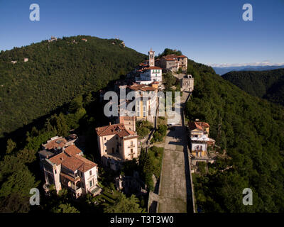 Aerial View Of The Sacro Monte Of Varese This Sacred Mount Is A 
