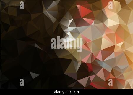Colorful abstract background from triangles, green and yellow gradient color. Military background. Paintball Stock Vector