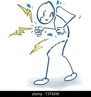 Stick figures. Business life, education, celebration, hobby. Isolated ...