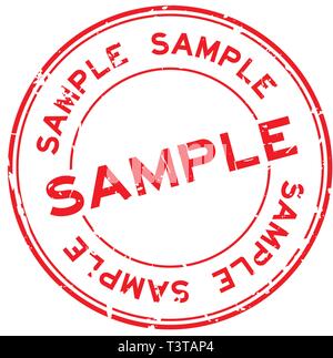 Grunge red survey word round rubber seal stamp on white background ...