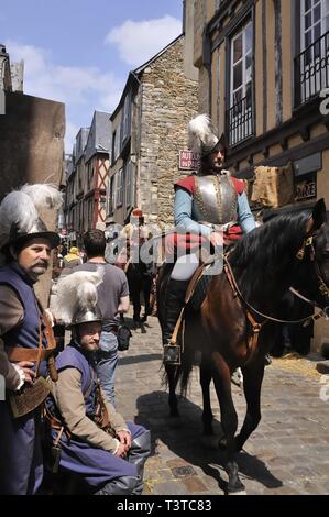France, Le Mans, Film Shooting - NO MODEL RELEASE, EDITORIAL ONLY! Stock Photo