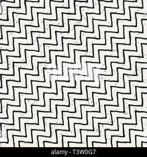 Vector seamless geometric pattern. Hand drawn abstract background. Doodle lines texture. Stock Vector
