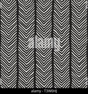 Vector seamless geometric pattern. Hand drawn abstract background. Doodle lines texture. Stock Vector