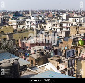 New Delhi rooftop skyline Stock Photo