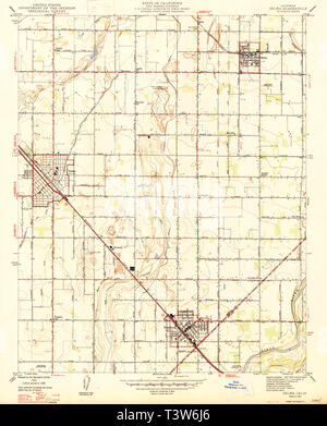 Selma, California, map 1947, 1:24000, United States of America by ...