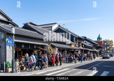 Ichibangai Kura street, Kawagoe City, Saitama Prefecture, Japan Stock Photo