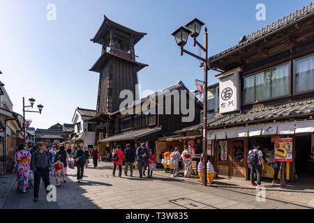 Kanetsuki street, Kawagoe City, Saitama Prefecture, Japan Stock Photo