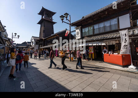 Kanetsuki street, Kawagoe City, Saitama Prefecture, Japan Stock Photo