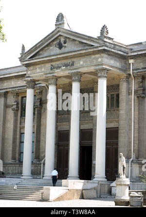 Istanbul Archeology Museum building entrance in Istanbul, Turkey Stock Photo