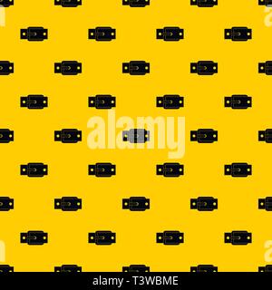 Metal belt buckle pattern vector Stock Vector