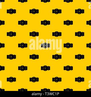 Circle belt buckle pattern vector Stock Vector