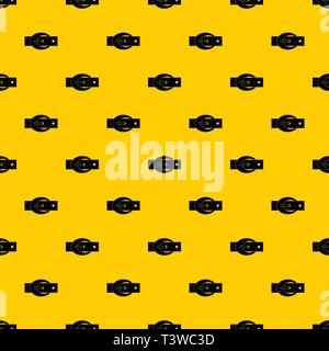 Oval belt buckle pattern vector Stock Vector