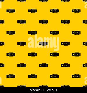 Belt with square buckle pattern vector Stock Vector