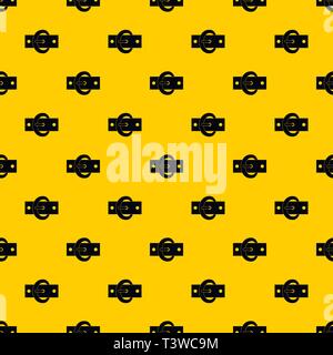 Buckle belt pattern vector Stock Vector