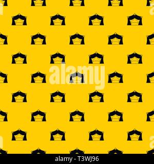 Awning tent pattern vector Stock Vector