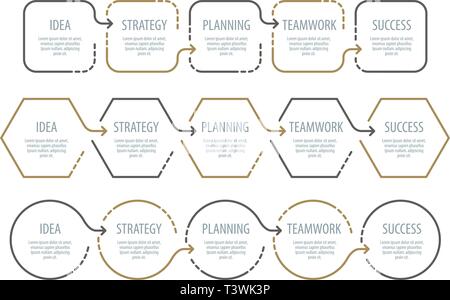 Infographics design. Template for graph, presentation, chart. Business concept vector Stock Vector