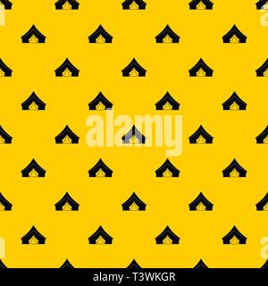 Tent with a triangular roof pattern vector Stock Vector