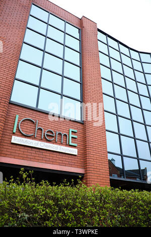 Facade Of The Institution Of Chemical Engineers, Davis Building, Railway Terrace, Rugby, Warwickshire, UK Stock Photo