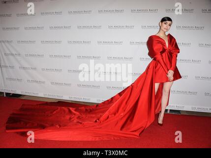 Beverly Hills, CA. 11th Apr, 2019. Sofia Carson at arrivals for Los Angeles Ballet Gala, The Beverly Hilton, Beverly Hills, CA April 11, 2019. Credit: Elizabeth Goodenough/Everett Collection/Alamy Live News Stock Photo