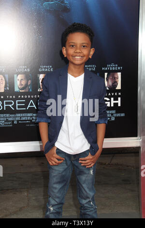 Westwood, California, USA. 11th Apr 2019. Kai Wener 04/11/2019 The Premiere of 'Breakthrough' held at the Regency Village Theatre in Los Angeles, CA Photo by Izumi Hasegawa/HollywoodNewsWire.co Credit: Hollywood News Wire Inc./Alamy Live News Stock Photo
