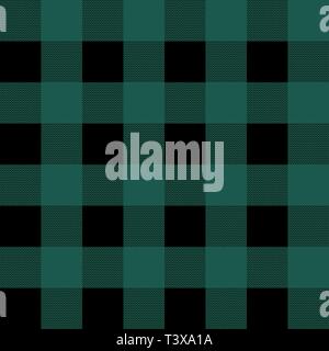 Dark Green Tartan Plaid Scottish Textile Pattern Stock Vector