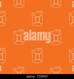 Canister pattern vector orange Stock Vector