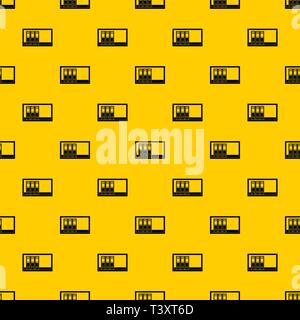 Office folders on the shelf pattern vector Stock Vector