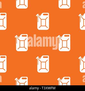 Canister pattern vector orange Stock Vector